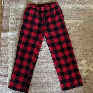 Ladies Unbranded  Red and Black Buffalo Plaid Fleece Sweater Lounge Pants